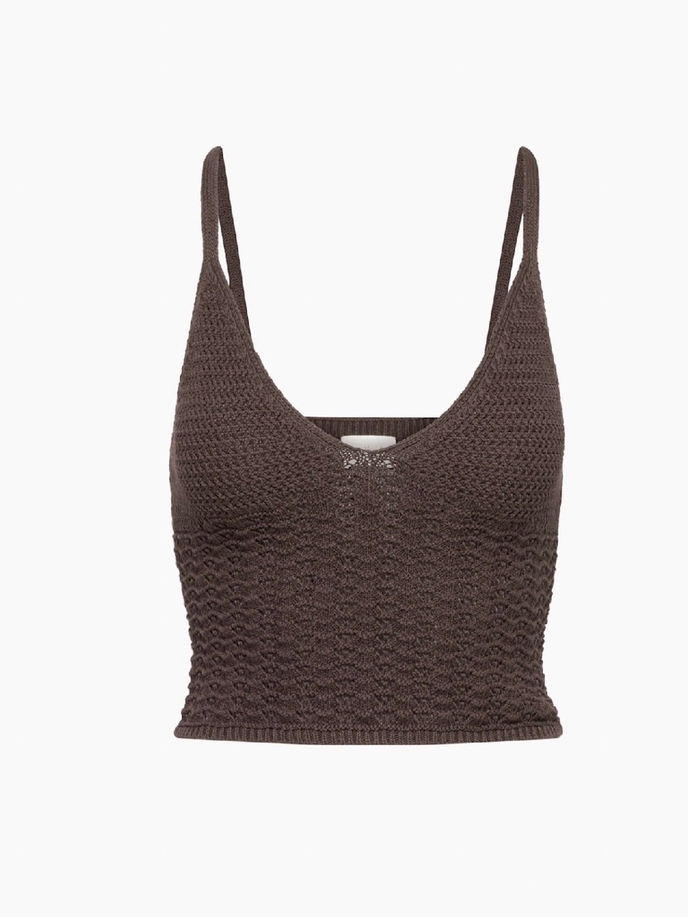 Wilfred Chocolate Brown Evie Crochet Top